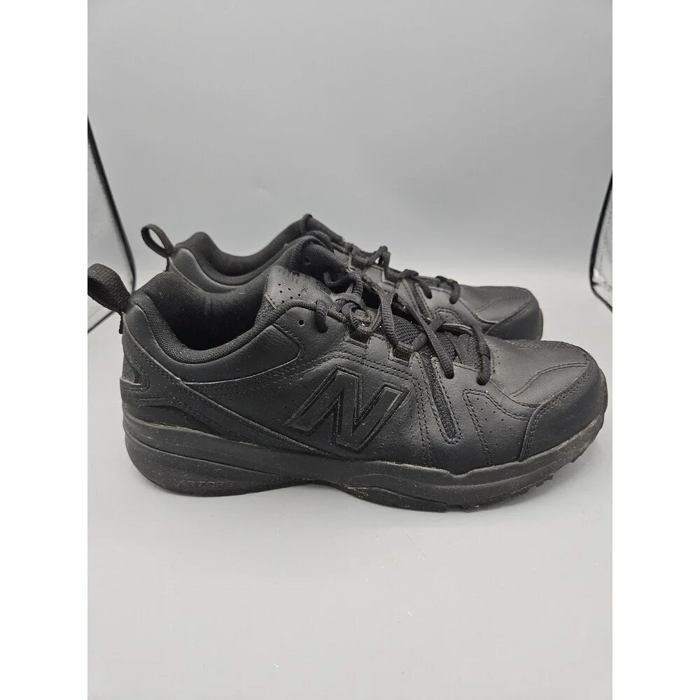 New Balance MX608v5 Slip Resistant Black Leather MX608AB5 Men's Size 9.5 D